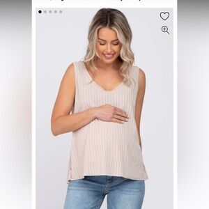 PinkBlush maternity tank